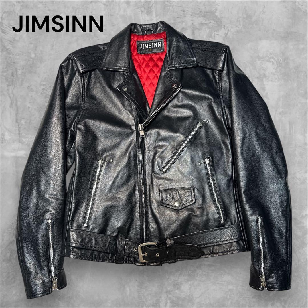 シドジャンダブル JIMSINN レザーダブルライダースジャケット