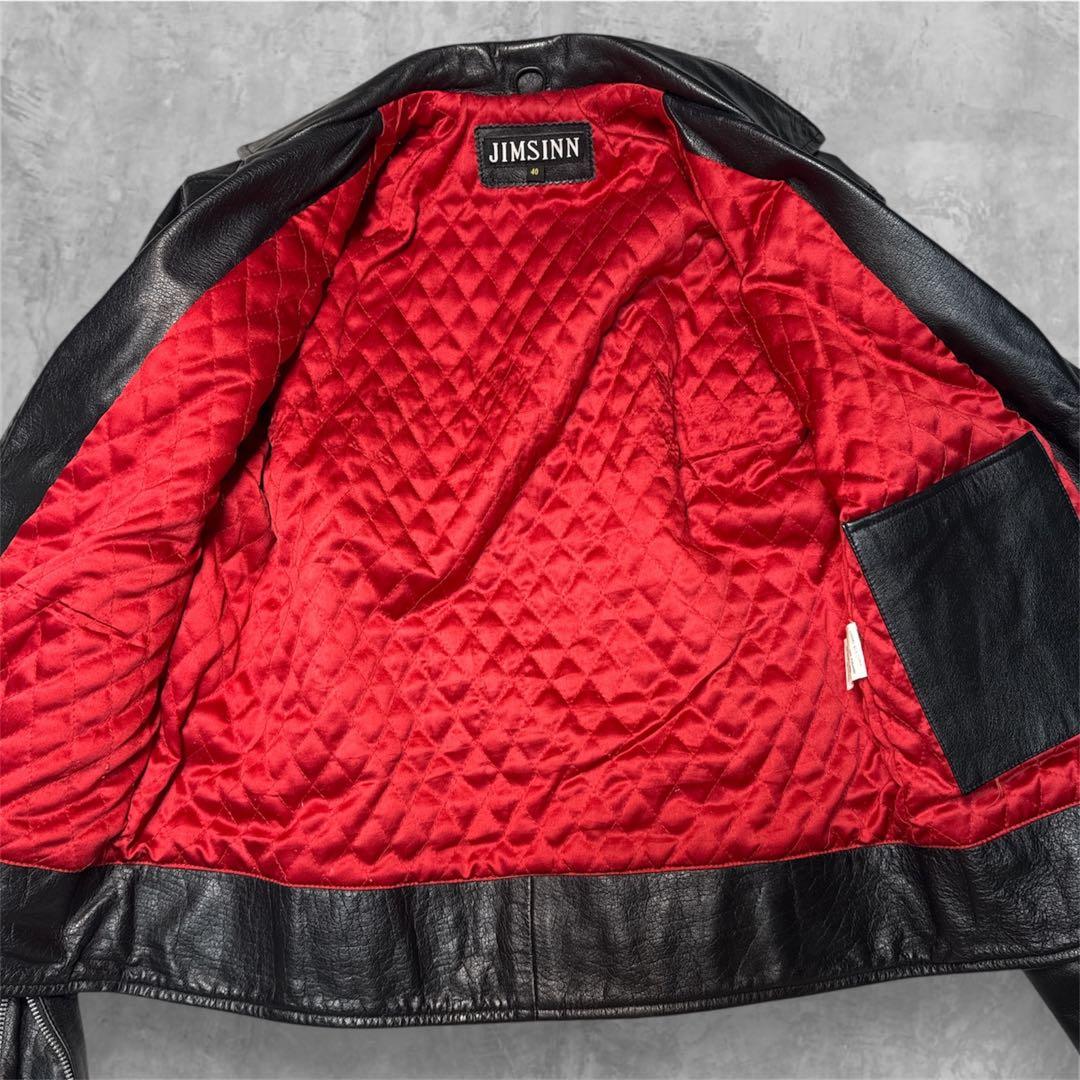シドジャンダブル JIMSINN レザーダブルライダースジャケット