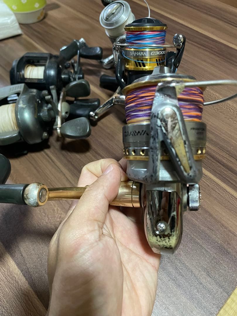 エ*】様 SAHARA C3000 ファントム4000 その他おまけリール