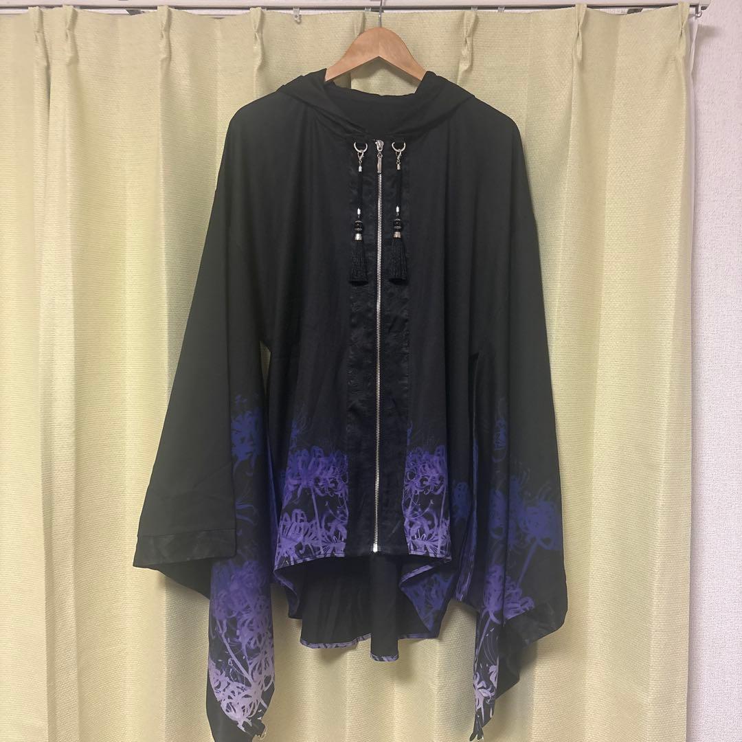 彼岸花羽織パーカー