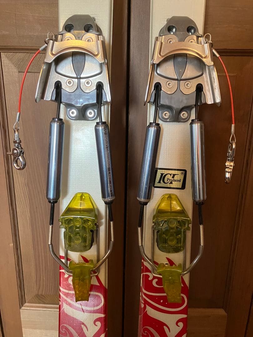 K2 シーデビル　テレマークスキー ビンディング　シール付き