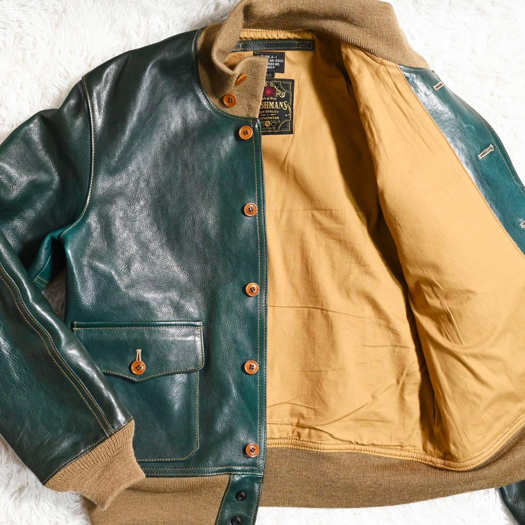 日本製 ザフュー マッシュマンズ別注 A-1 フライトジャケット バダラッシ