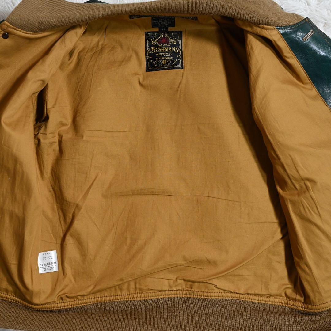 日本製 ザフュー マッシュマンズ別注 A-1 フライトジャケット バダラッシ