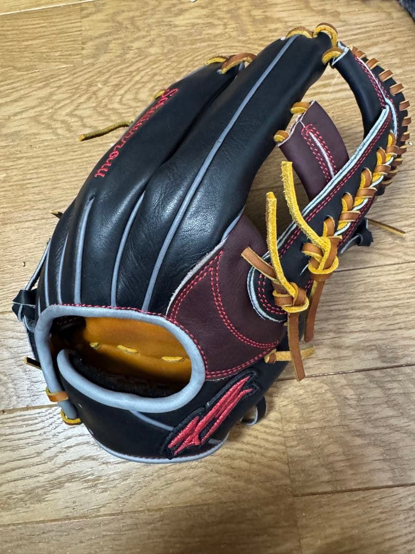 Safianrrau 野球用グローブ 黒/茶色