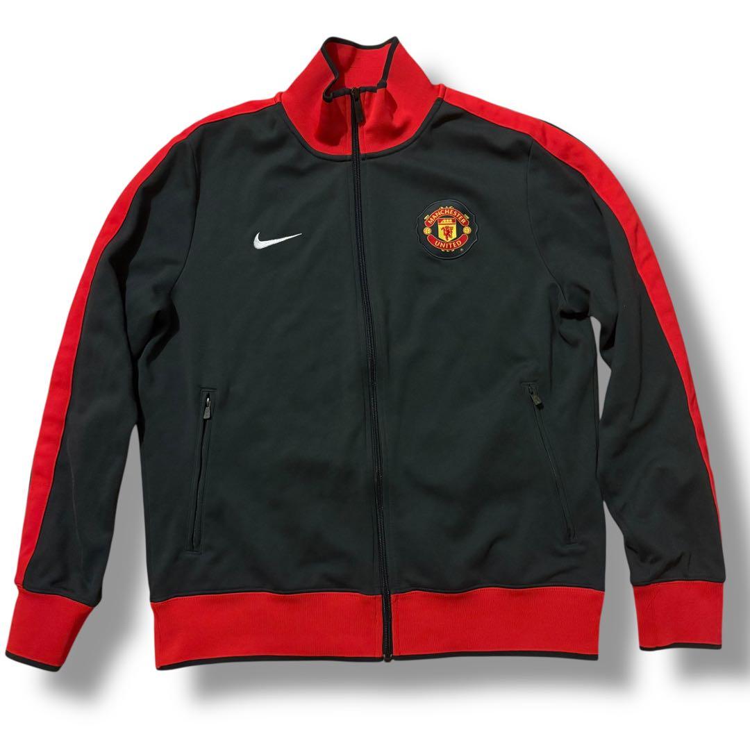 NIKE マンチェスターユナイテッド トラックジャケット L グレー×レッド