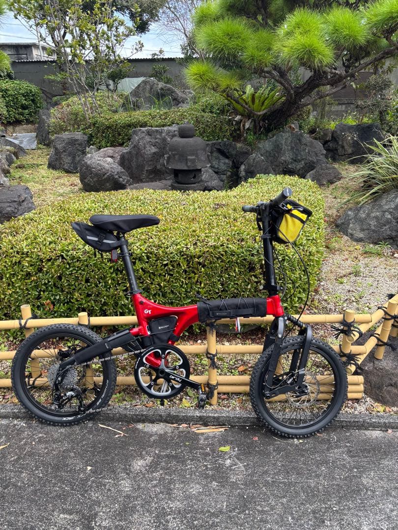 birdyGT レッド fullclip&他 ⭐︎ミニベロ サイクリング&輪行❤︎