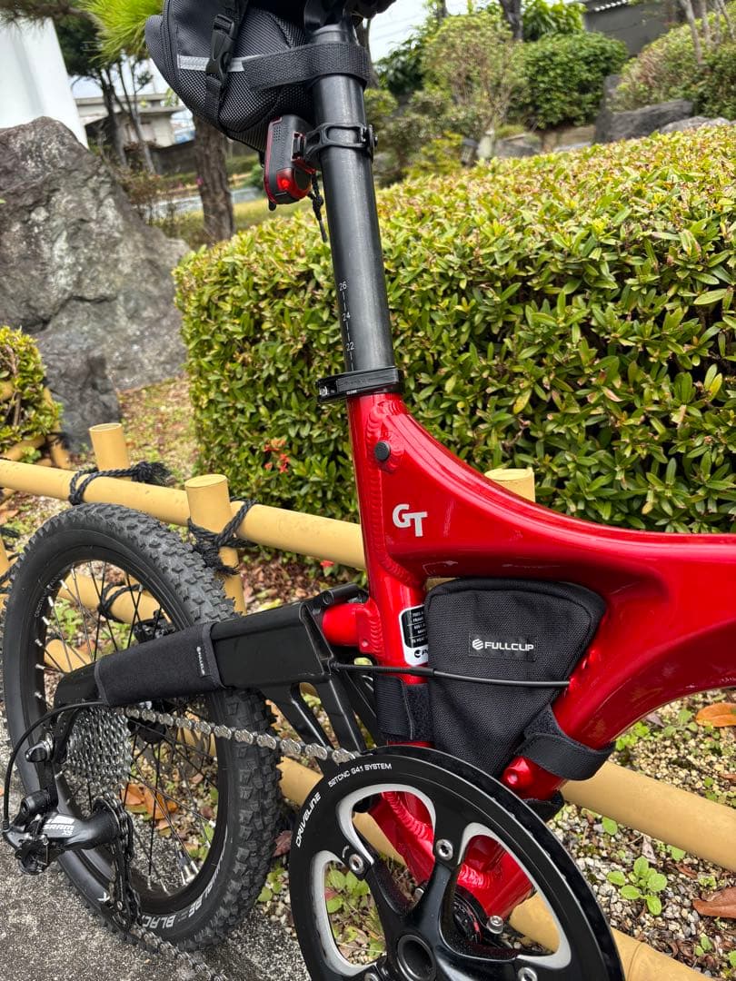 birdyGT レッド fullclip&他 ⭐︎ミニベロ サイクリング&輪行❤︎