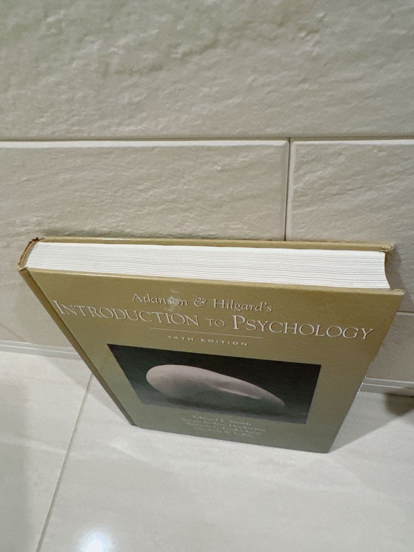 ヒルガードの心理学　14版　原書　英語　Atkinson&Hilgard's